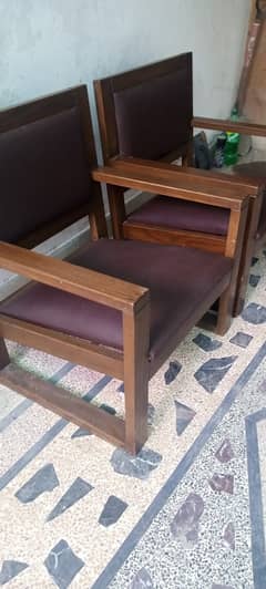 2 Chairs //Bedroom chairs // Pair of Chairs //Wooden Chairs