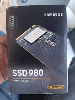 SAMSUNG 500 GB NVME SSD 980 in Warranty