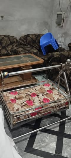 Baby stainless steel Cradle and Molty Foam for sale