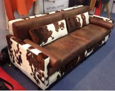 100% genuine leather 3 Seater