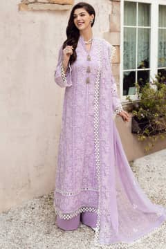 dresses / ladies suit / luxury embroidered 3pc suit / eid colection