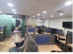 Fully Furnished Area 850 Square Feet Brand New Corporation Office Available For Rent In Main Boulevard Road Gulberg 3 Lahore