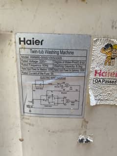 Haier washing machine urgent sale. !