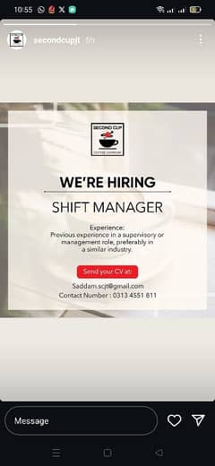 SHIFT MANAGER