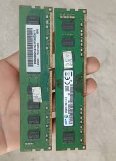 Urgent Sale - 8GB DDR3 RAM (2 Pieces) - 1600MHz - Condition 10/10