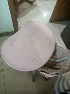 high chair table. separate  table chair both