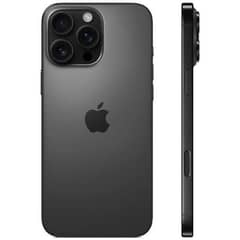 I phone 16 pro max black