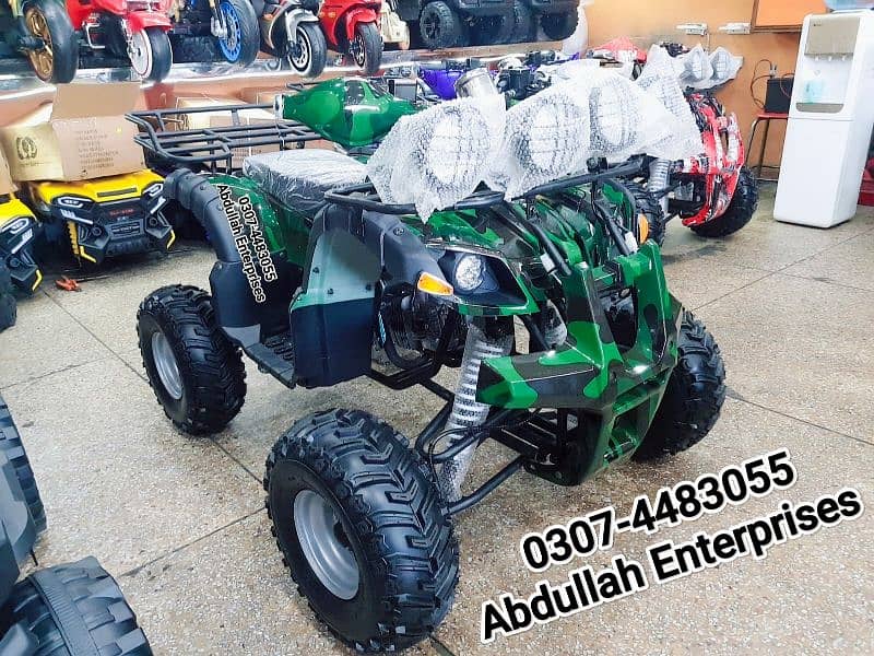 125cc Brand  0 Meter Hunter Jeep model ATV 4 Wheel Quad Bike for sale 6