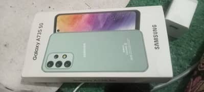 samsung a73 s 5G non PTA 8/256 daba charging sath hai