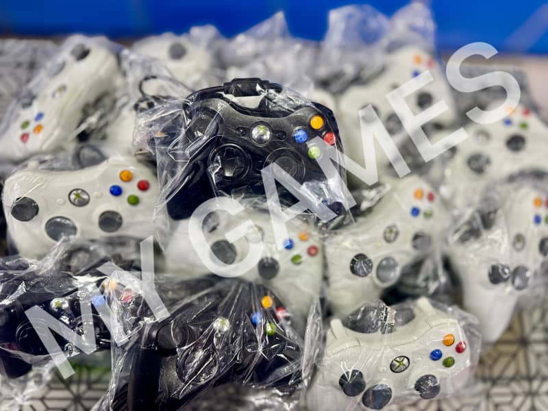 XBOX360 ORIGINAL WIRED CONTROLLERS AT MY GAMES 0