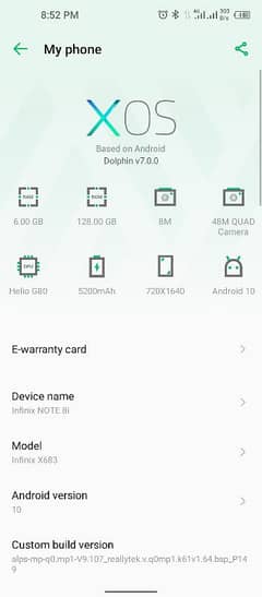 Infinix note 8i exchange possible