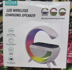 LED Wireless Charger With Bt Speaker