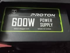 t dagger proton 600watts powersupply with box