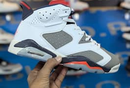 Nike Jordan 6 White Red Premium Quality