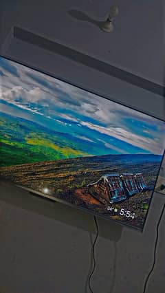 Haier TV ok Google  voice control 4k hdr 50 inches with accessories