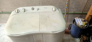 haier double washing machine and dryer