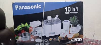 New 10 in 1 Panasonic Pure Food Processor