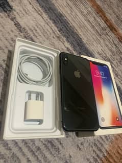 Iphone X 256gb PTA Approved Complete Box