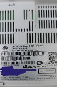 Huawei 5g fiber optics router