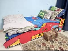 Kids Car Single Bed ( Saudia Imported ) with FREE MATRESS