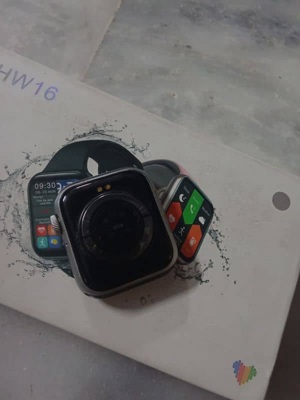 Hw16 Smart watch (Silver Colour) 3