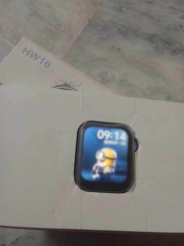Hw16 Smart watch (Silver Colour) 4