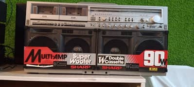 Sharp Gf 777 Vintage Outstanding Boomboox Made in japan