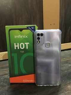 Infinix hot 10play 4/64 dual sim pta approved with box beautiful color