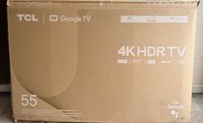 TCL 4k 55 inch Smart LED TV For Urgent Sale