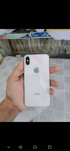 i phone x withe color bypass origal dispaly change 64g health 100%