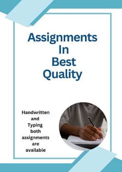 I can write assignments in best quality both in English and urdu.