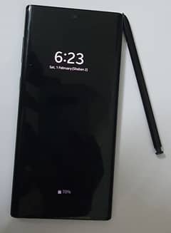 Galaxy Note 10 (5g) available in new condition slightly use