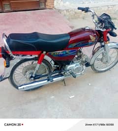 HONDA CD 70 2024 MODEL FOR SALE OR EXCHANGE WITH 125