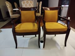 Chair set pure Shisham wood