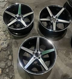 17”inch Vossen CV3 Alloy rim 5 nut 100 pcd 8jj with tyres