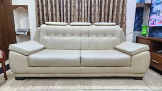 Premium leather poshish sofa