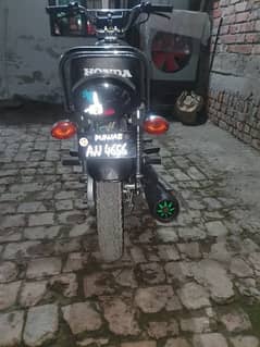 honda 125cc black full modified 2025 brand new look