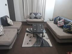 7 seater sofa with cushions