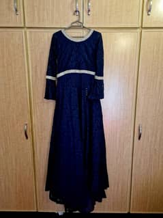 Blue Side Slit Long Maxi FOR SALE