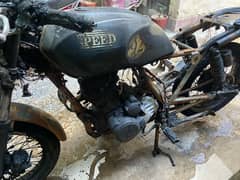 Hi Speed 150cc 2018 Motorcycle body in burnt condition for sale