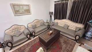 6 Seater Sofa Set With Center Table