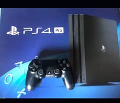 PS4 pro gaming console 1tb with 2 Controller