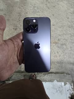 i phone 14 pro max 256GB facyory unlock 84 battery health deep purple