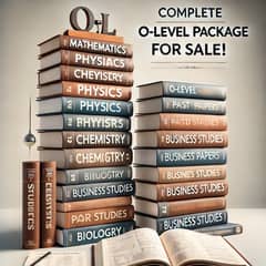 Complete O-Level Study Package – Books, Notes & Past Papers for Sale!