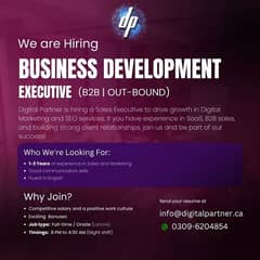 Business Development Executive / Sales Manager