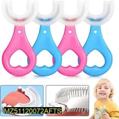 silicone u-shaped tooth brush for kids