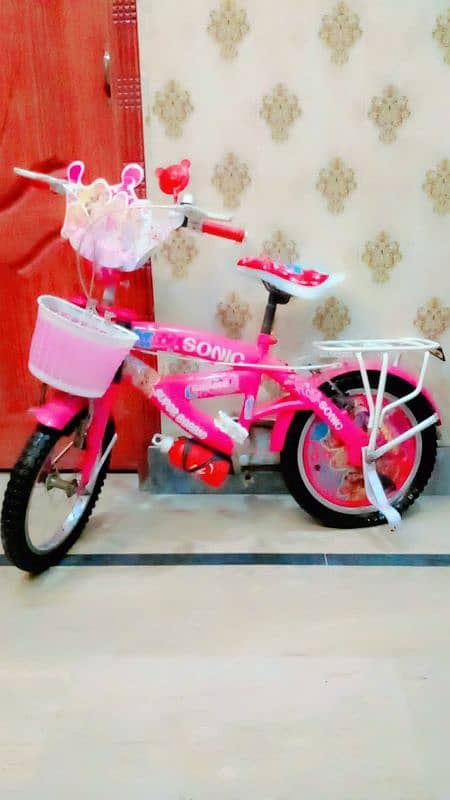 barbi pink colour bicycle 2