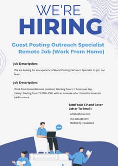 Guest Posting Outreach Specialist (Remote Job)