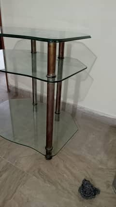 glass computer table/decoration table