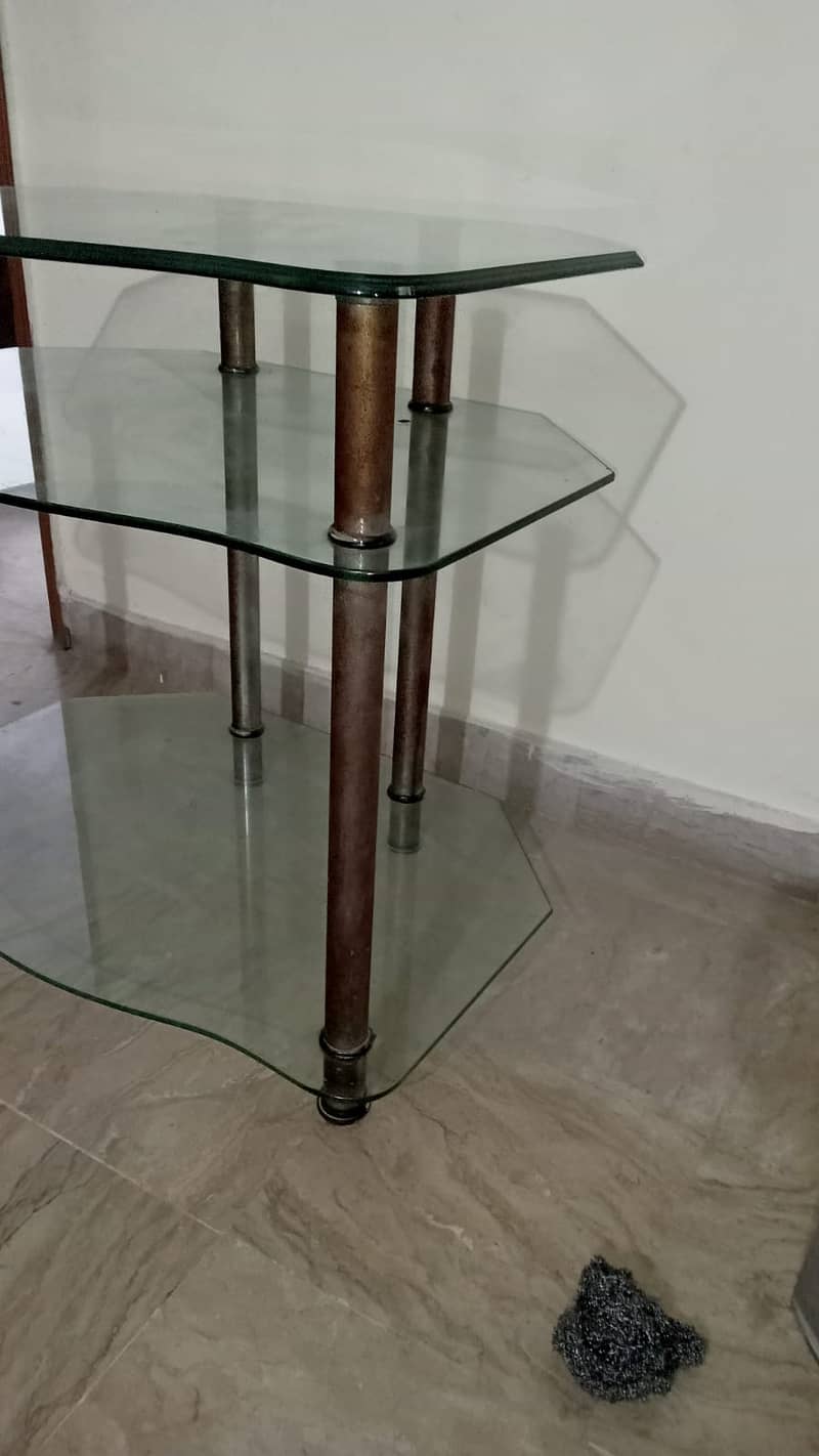 glass computer table/decoration table 0